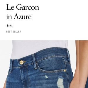 Frame Le Garçon jeans